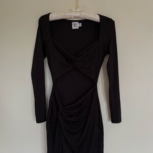 Princess Polly Black Long Sleeve Dress